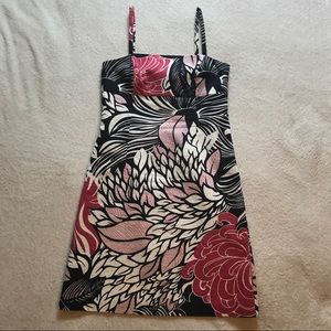 Ann Taylor Floral Dress with silk lining - size 6